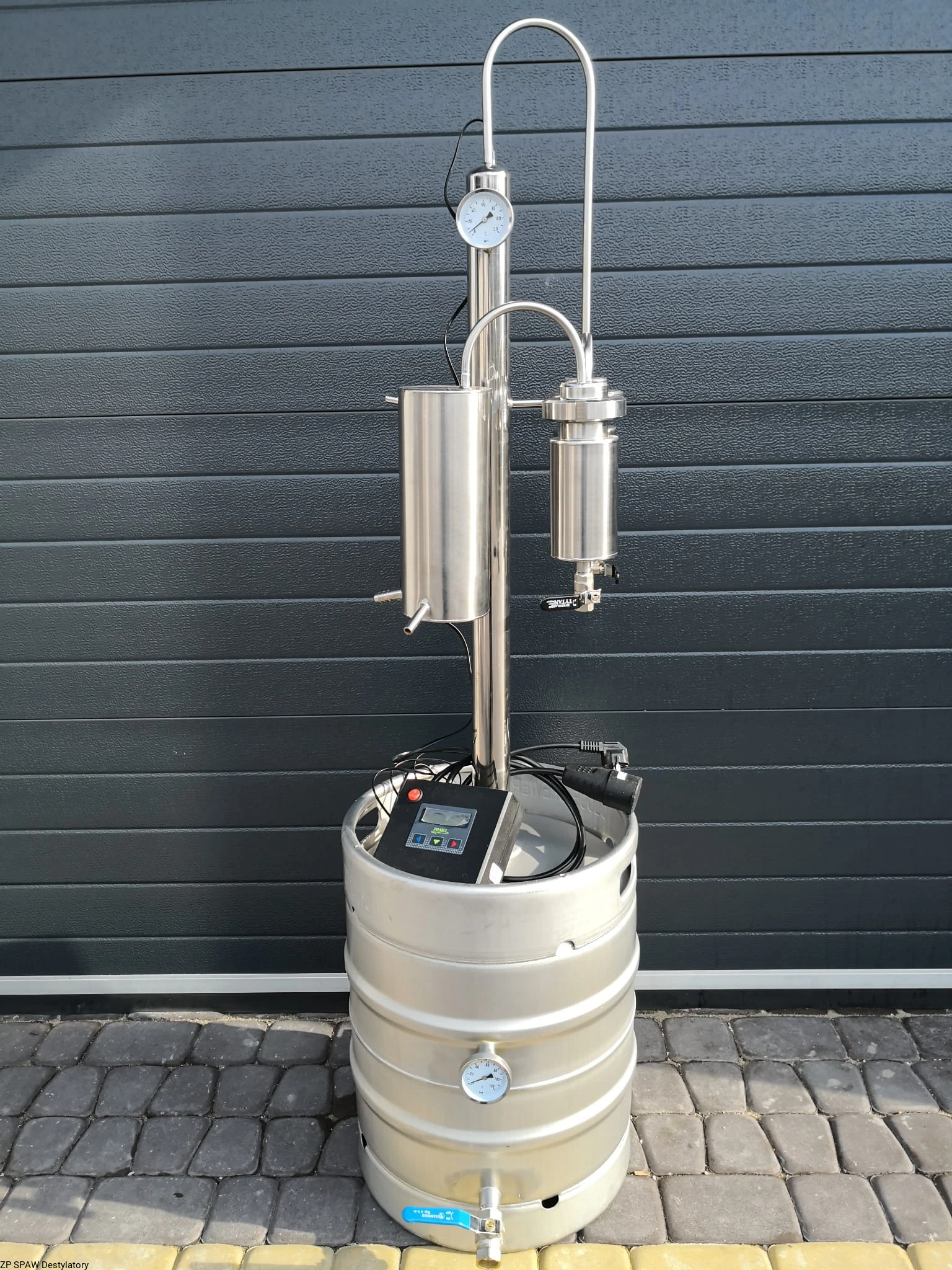 Destylator POT-STILL AUTOMAT — odkręcane odstojniki (dpsoozpat)
