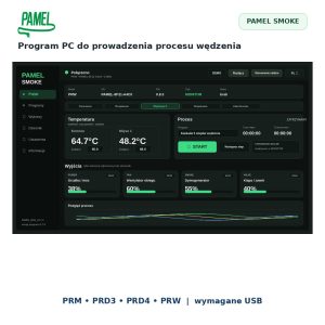 PAMEL SMOKE – program PC do sterowania procesem wędzenia | PRM, PRD3, PRD4, PRW USB