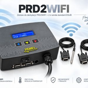 PAMEL PRD2WIFI – zestaw do destylacji Wi‑Fi z 2 sondami standard D-SUB 9